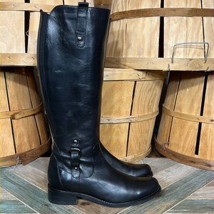 Blondo Venice Tall Extended Calf Leather Riding Boots (Waterproof)